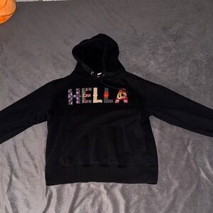 Hella Black Kids Hoodie